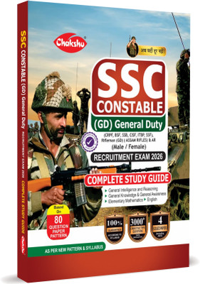SSC GD Constable Exam Complete Study Guide Book With Solved Papers For 2026 Exam(Paperback, Chakshu Panel Of Expert)