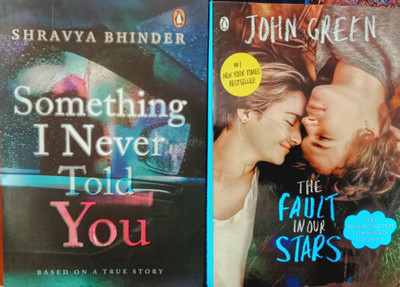 Combo pack of two books Something I Never Told You and The Fault In Our Star by John Green  - Best seller romantic novel based on true story(Paperback, Shravya Bhinder, John Green)