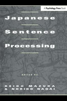 Japanese Sentence Processing(English, Paperback, unknown)