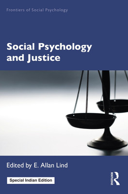 Social Psychology and Justice(Paperback, E. Allan Lind)