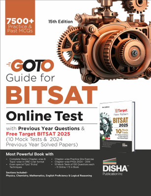 Goto Guide for Bitsat Online Test with Previous Year Questions & Free(English, Paperback, unknown)