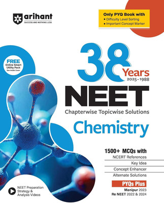 38 Years Neet Cw Tw Chemistry (Editionv)(English, Hardcover, unknown)