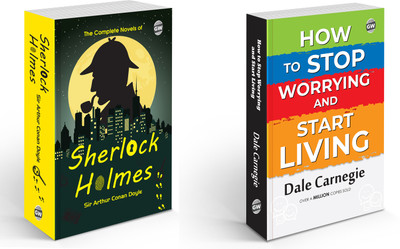 How to Stop Worrying and Start Living and The Complete Novel of Sherlock Holmes (Paperback) : Self-help books for peace of mind, Classic English Novel | Combo of 6 Novels(Paperback, Dale Carnegie, Sir Arthur Conan Doyle)