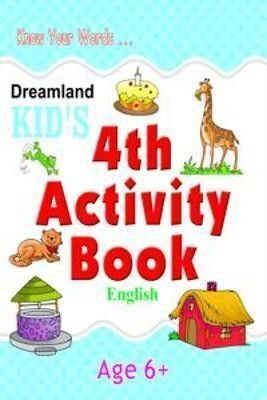 Kid's 4th Activity Book - English  - 64Pages With 50+ Fun & Educational Activities On Alphabet, Vowels, Rhyming Words, Sounds, Vocabulary & More | Colourful Early Learning Book To Boost Language Skills(English, Paperback, unknown)