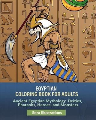 Egyptian Coloring Book for Adults(English, Paperback, Illustrations Sora)