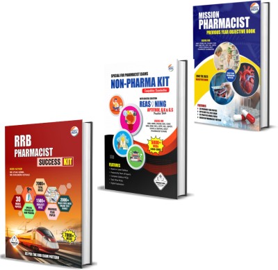 RRB Pharmacist Success Kit + Non-Pharma Kit + Mission Pharmacist(Paperback, Pharmacy India)