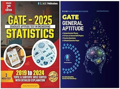GATE Statistics and General Aptitude Combo Book  - 2025 | Topic Wise Sorted with Detailed Solutions (2019 to 2024) | Best Seller Previous Year Question Paper Book with 3 Mock Test for GATE Statistics and Gate General Aptitude Examinations in India(IFAS Publications, IFAS Publications)
