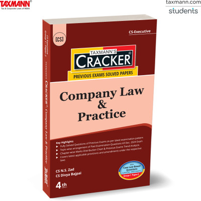 Cracker - Company Law & Practice (Editiond-2024)(English, Hardcover, unknown)