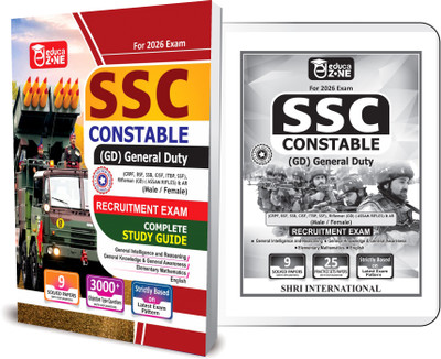 SSC GD Constable Study Guide Book For 2026 Exam(Paperback, EDUCAZONE PANLE OF EXPERTS)