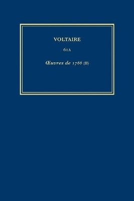 OEuvres completes de Voltaire (Complete Works of Voltaire) 61A(French, Hardcover, Voltaire)