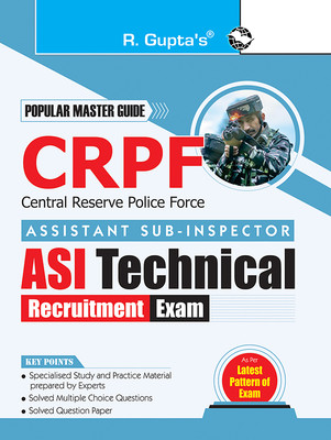 CRPF: Assistant Sub-Inspector (ASI-Technical) Recruitment Exam Guide(English, Paperback, RPH Editorial Board)