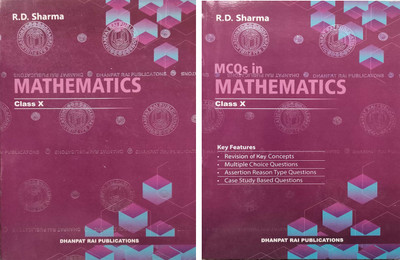 Mathematics Class 10th  - with MCQS by R.D. Sharma with 1 Disc(Paperback, RD Sharma)