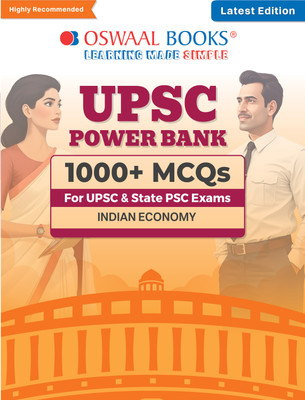 Oswaal Upsc Power Bank:1000+ MCQS for Upsc and State Pscs Exams Indian(English, Paperback, unknown)