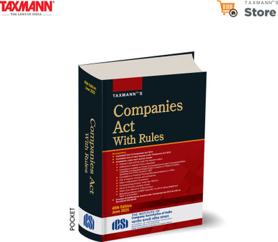 Taxmann's Companies Act with Rules [POCKET | Hardbound] – Annotation-driven Reference—Covering Cross-referenced Rules | Exemptions | Forms | Notifications | Allied Laws | Words & Phrases(Hardcover, Taxmann)