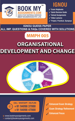 IGNOU MMPH 005 Organizational Development and Change | Guess Paper| Important Question Answer| Post Graduate Diploma in Human Resource Management (PGDIHRM)(Paperback, BMA Publication)