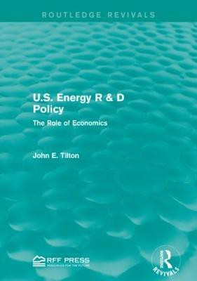 U.S. Energy R & D Policy(English, Paperback, Tilton John E.)