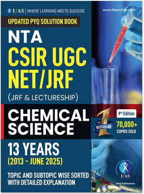 CSIR NET Chemical Science  - 2025 | 15 Years Chapterwise Solved Papers (2011–Feb 2025) | Topicwise & Chapterwise PYQs with Detailed Solutions |NTA CSIR UGC NET, GATE, SET Chemistry Preparation Book | IFAS Publications(English, Hardcover, unknown)