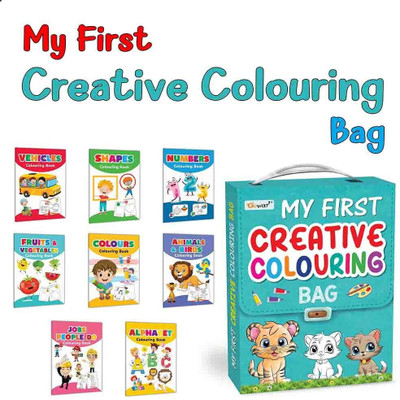 My First Creative Colouring Bag, Boxset Of 8(Paperback, GO WOO)