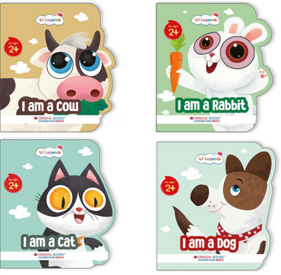 Lil Legends Pet Animal Illustrated Board Book Set (Set of 4) | Cat, Ra(English, Paperback, unknown)