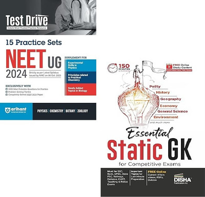Test Drive 15 Practice Sets For NEET UG 2024 With Static GK for Competitive Exams |General Knowledge(Paperback, Ajay Kumar)