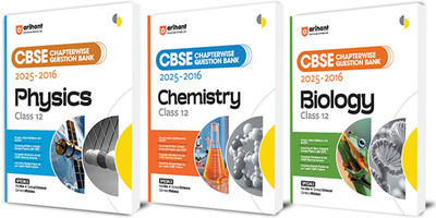 Arihant Cbse Chapterwise Question Bank 2025 2016 for Class 12 Physics, Chemistry and Biology Latest Syllabus Includes Solved Papers, Sample Papers, and Cbse Marking Scheme(English, Paperback, Bisht Yogita)