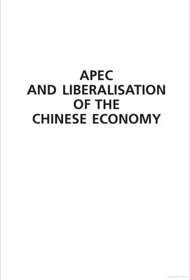 APEC and the Liberalisation of the Chinese Economy(English, Paperback, unknown)