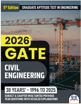 GATE Civil Engineering 2026  - Last 30 Years (1995 to 2024) GATE Civil PYQ Book | Subject & Chapter-wise Sorted Previous Year Questions Papers with Detailed Solutions | Best Seller Previous Year Solved Paper for GATE Civil Engineering Exams in India | Two Brothers Publications(Paperback, Two Brother