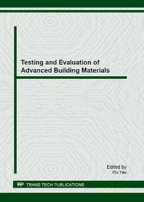 Testing and Evaluation of Advanced Building Materials(English, Electronic book text, unknown)