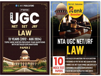 UGC NET Law Paper 2 & Mock Test Law Combo Books  - Previous Year Solved Papers (2012 to 2024 Aug) Unit Wise Sorted with Detailed Solutions | 10 Mock Test Papers with Detailed Solutions | Best Seller Previous Question Paper PYQ Book for NTA-UGC NET/JRF and SET Law Examinations in India(Paperback, IFA