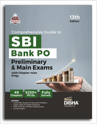 Disha Comprehensive Guide to Sbi Bank Po Preliminary & Main Exams with Pyqs(English, Paperback, unknown)