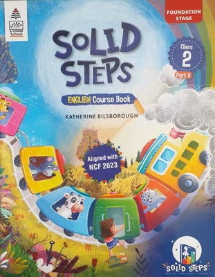 solidsolid steps english course book class 2 part b(Paperback, .)