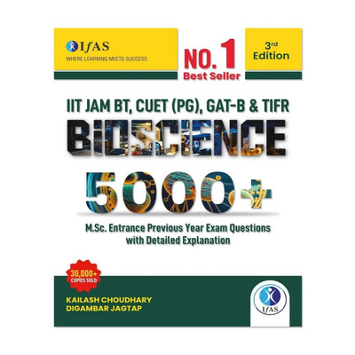 IIT JAM BIOTECHNOLOGY BIOSCIENCE 5000 +  - Two Brothers Publications(English, Hardcover, unknown)