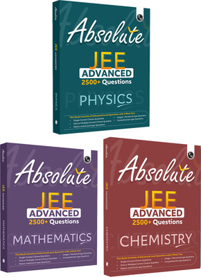 PW Absolute JEE Advanced Physics, Chemistry and Maths Combo Set of 3 Books 7500+ Questions(Paperback, Physics Wallah (PW))