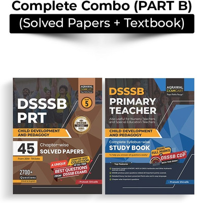 Examcart Combo of DSSSB Child Development And Pedagogy Chapter-wise Solved Papers & Textbook in English for 2025 Exam(Paperback, Examcart Experts)