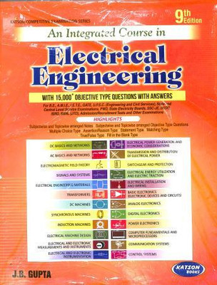 An Integrated Course In Electrical Engineering
(9th Edition)(Paperback, J B GUPTA)