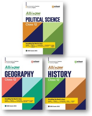 All In One Geography + Political Science + History [ 3- Books Set ] Class 12th Based On Latest NCERT For CBSE Exams 2025 | Mind map in each chapter | Clear & Concise Theory | Intext & Chapter Exercises | Sample Question Papers(Paperback, CBSE EXPEART TEAM)