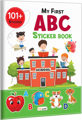 My First ABC Sticker Book: 120+ Colourful Stickers for Kids, Fun Alphabet Playtime, Creative Learning Journey, Joyful Adventure Ages 3-12.(Paperback, GOWOO)