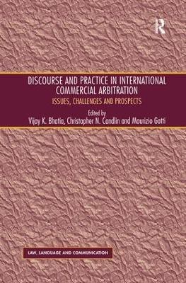 Discourse and Practice in International Commercial Arbitration(English, Paperback, Candlin Christopher N.)