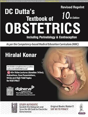 DC Dutta’s Textbook of Obstetrics Including Perinatology & Contraception(Paperback, Hiralal Konar)