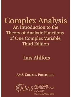 Complex analysis : an introduction to the
theory of analytic function of one complex
variable(Paperback, Ahlfors , Lars V)