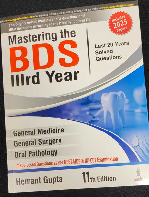 Mastering The Bds Iiird Year (last 20 Years Solved Questions) - , 11/E - 2025(Paperback, Hemant Gupta)
