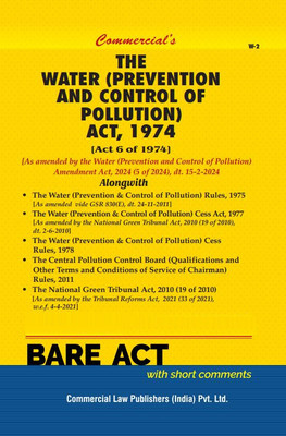 Water (Prevention and control of Pollution) Act, 1974(Paperback, Commercial's)