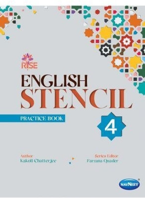 Rise English stencil practice book 4(Paperback, Kakoli chatterjee)