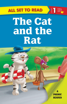 All set to Read A Phonics Reader The Cat and The Rat(English, Paperback, Om Books Editorial Team)