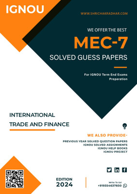 IGNOU MEC 7 Solved Guess Paper with Important Questions For IGNOU Term End Exam Preparations - Get the PDF of this book at Rs. 49, WhatsApp us at +919354637830, or visit our website shrichakradhar.com(Staple Bound, Shri Chakradhar Publication) IGNOU MEC 7 Solved Guess Paper with Important Questions For IGNOU Term End Exam Preparations - Get the PDF of this book at Rs. 49, WhatsApp us at +919354637830, or visit our website shrichakradhar.com(Staple Bound, Shri Chakradhar Publication)
