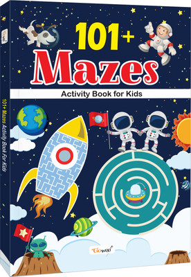101+ Mazes Activity Book for Kids : Book for Preschoolers , Workbook for Learning , Brain-Boosting Activity Book for Kids , Kid’s Learning Book with Activities(Paperback, GOWOO)