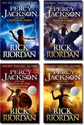 Percy Jackson and the Olympians, Percy Jackson and the Lightning Thief, The Titan's Curse, The Battle of the Labyrinth, The Last Olympian, Rick Riordan, Paperback, English(Paperback, Rick Riordan) Percy Jackson and the Olympians, Percy Jackson and the Lightning Thief, The Titan's Curse, The Battle of the Labyrinth, The Last Olympian, Rick Riordan, Paperback, English(Paperback, Rick Riordan)