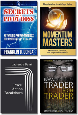 Self Help Books Collection, Secrets of a Pivot Boss: Revealing Proven Methods for Profiting in the Market, Momentum Masters - A Roundtable Interview with Super Traders, Price Action Breakdown: Exclusive Price Action Trading Approach to Financial Markets, New Trader Rich Trader, Frank O. Ochoa, Mark 
