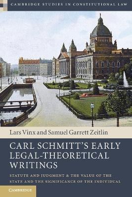 Carl Schmitt's Early Legal-Theoretical Writings(English, Paperback, unknown)