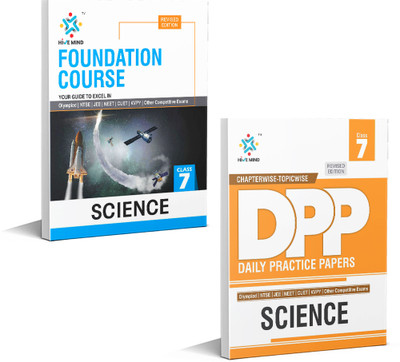 Hive Mind Class 7 Foundation Course For Science, Science DPP (2-Book Combo)  - NTSE, STSE, JEE, NEET Olympiad Exam And Other Competitive Exams(Paperback, Student Advisor)